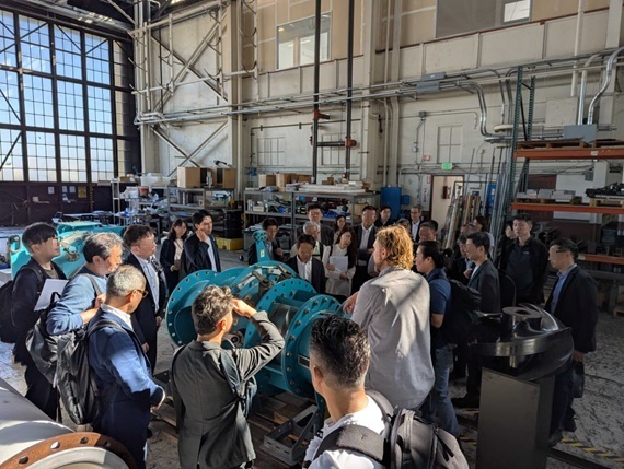 Aoba-BBTシリコンバレー視察研修2025 Natel Energy工場見学の様子②